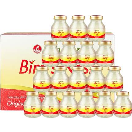 【自营】泰国进口双莲冰糖即食燕窝75ml*6*3组孕妇滋补正品礼物