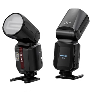NEEWER/纽尔Z3闪光灯适用佳能尼康富士索尼热靴机顶闪光灯相机单反微单TTL高速LED圆头灯锂电池人像摄影补光