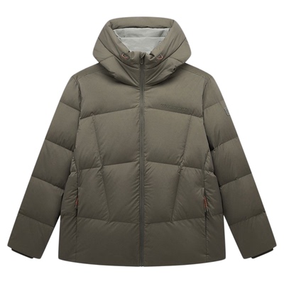 特步鹅绒羽绒服男款高端加厚外套