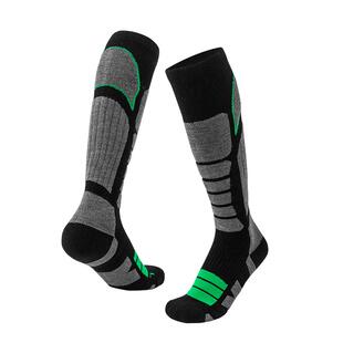 乐凯奇滑雪袜羊毛袜美丽诺男士加厚保暖吸汗美丽奴运动压缩袜子