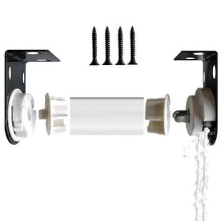 手拉幕布配件卷轴窗帘式投影幕布卷轴杆手动幕布挂杆挂钩手拉卷帘幕布支架杆子手拉升降幕布改造套件改装材料