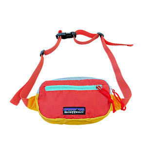 儿童包包潮酷洋气男童宝宝户外运动撞色胸包女孩时尚零钱斜挎包