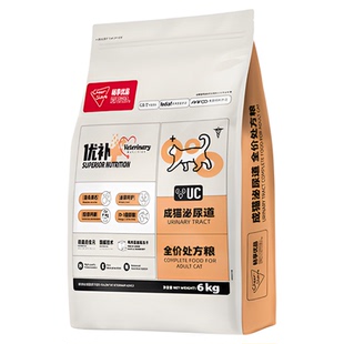 畅享优品超能优补泌尿处方猫粮冻干成猫粮酶解控磷猫粮6kg