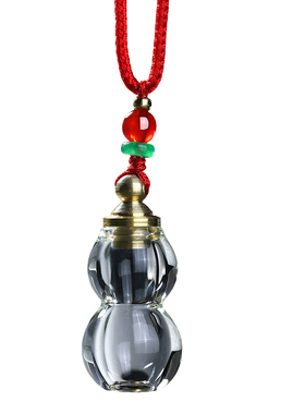 妙韵白水晶葫芦嘎乌盒钥匙扣