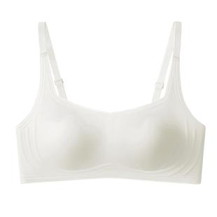 冰感内衣女夏季薄款大胸显小胸无痕超薄款提拉防下垂猫耳朵文胸罩