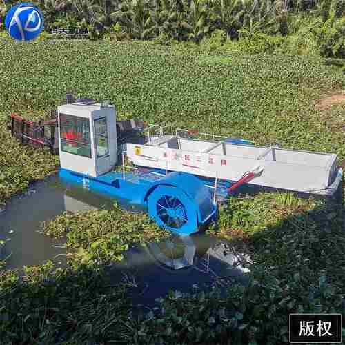 科大清理打捞器 水下割草器公园水域保洁船 虾蟹塘除草船水面打捞