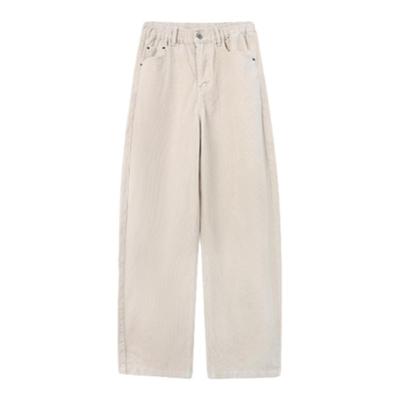 THESOONG/复古加厚灯芯绒弯刀裤