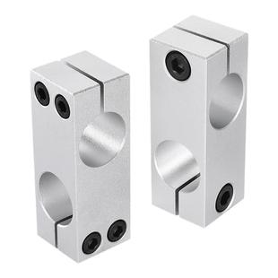 光轴十字固定夹同异径支柱固定夹十字夹轴承连接件光轴夹铝固定块