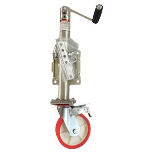 轮式千斤顶 房车支腿拖车轮式千斤顶摩托艇船用拖车手摇升降前轮