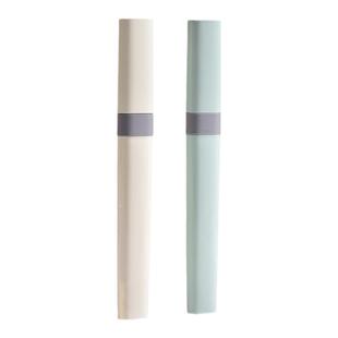 牙刷收纳盒小号牙刷盒子旅行便携式小巧透气牙桶出差放牙刷的盒子