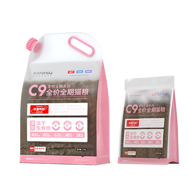 俘获C9鲜肉猫粮添加冻干生骨肉