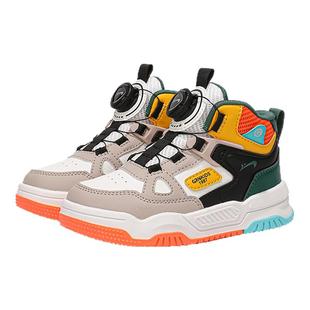 贵人鸟童鞋官方旗舰店儿童板鞋高帮2025秋季新款二棉鞋男童运动鞋