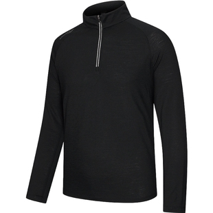 Saucony索康尼官方美利奴羊毛简约百搭运动休闲长袖半拉链卫衣