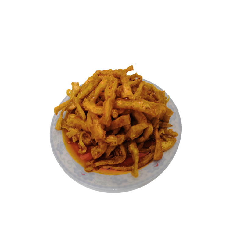 湖南特产小吃炒好的油豆腐邵阳粗米粉臊子碱面 炒好的豆腐丝360克