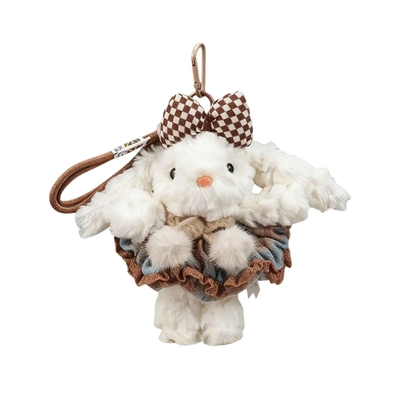 垂耳兔毛绒包包挂件玩偶女生礼物