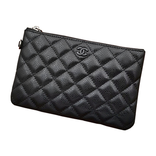 真皮手机手拿包女士2025新款鱼子酱大容量钱包化妆包高级感小包香