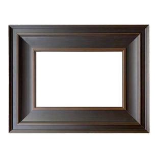 纯实木宽边8厘米油画框定制油画外框装裱4K水彩素描油画美式复古