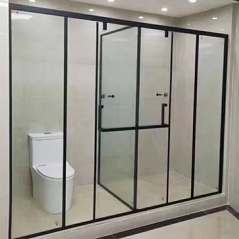 厂家不锈钢淋浴房淋浴隔断型材淋浴房五金配件型材酒店沐浴房型材