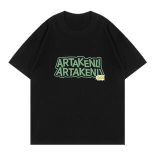 GOOZI MADE 320g重磅发泡短袖T恤男夏季宽松美式复古纯棉半袖体恤