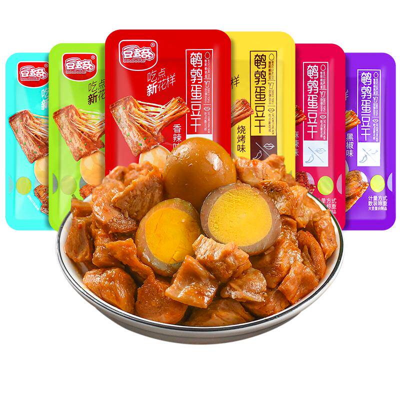 豆多奇鹌鹑蛋豆干500g独立小包装
