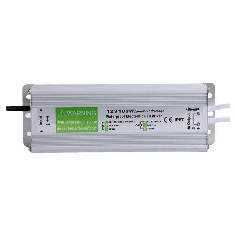 水下防水变压器220V转DC12/24V超薄led电源30W50w200直流开关电源