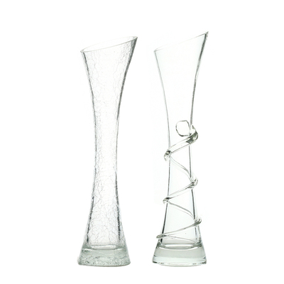 玻璃透明台面客厅摆件小花瓶