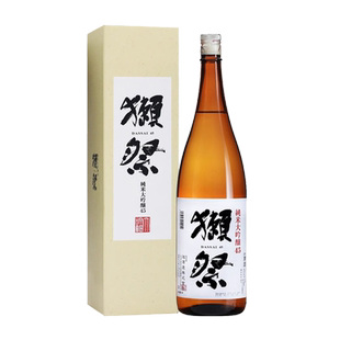 日本原装进口獭祭45清酒1.8L纯米大吟酿洋酒米酒四割五分