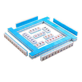 rummikub拉密数字牌以色列麻将数学儿童玩具益智一年级3到6岁桌游