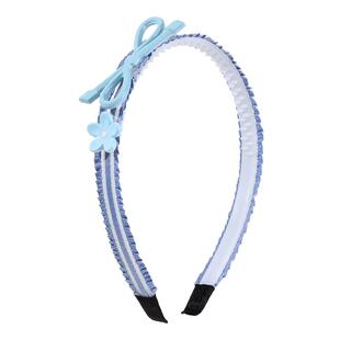 糖果色发箍儿童可爱蝴蝶结头箍公主花朵头饰小女孩压发发捆不勒头