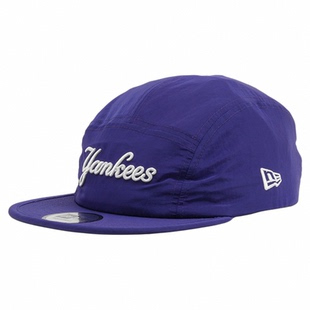 韩国代购NEWERA纽亦华速干超轻平沿可调节棒球帽CAMPER五片帽紫色