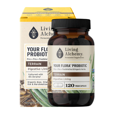 living alchemy Your Flora TERRAIN 聚合发酵益生联 胃粘膜 60颗