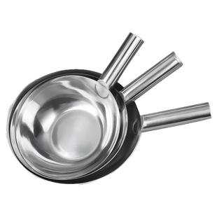 不锈钢水瓢剁椒面厨房家用加厚舀水勺瓢勺水舀子拌凉菜凉皮瓢马勺
