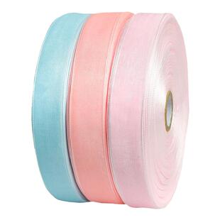 2cm粗边纱雪纺纱钩帽子雪纱带手工DIY礼品礼盒鲜花包装饰丝带彩带