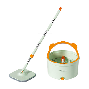 美添乐清污分离拖把桶旋转免手洗家用一拖净双驱自动甩干懒人拖布