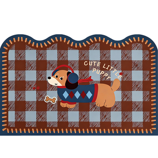 卡通浴室地垫卫生间吸水厕所入户门口硅藻泥橡胶防滑耐脏家用脚垫