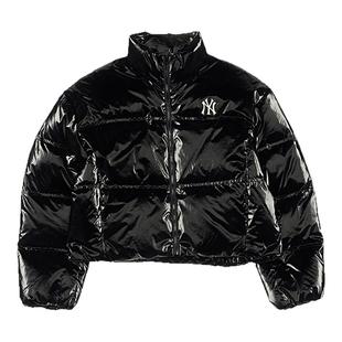 MLB官方女款时尚韩系亮面短款加厚保暖羽绒服外套25冬季新款DJB05