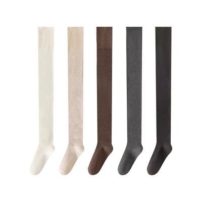 保暖黑色加厚黑色过膝袜