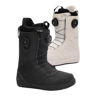 新款TERROR单板滑雪鞋男八字刻滑平花雪地靴女快穿钢丝扣保暖加厚