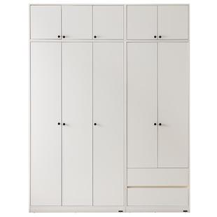 政府补贴全友家居现代简约带顶柜四门衣柜卧室家用靠墙储物衣橱