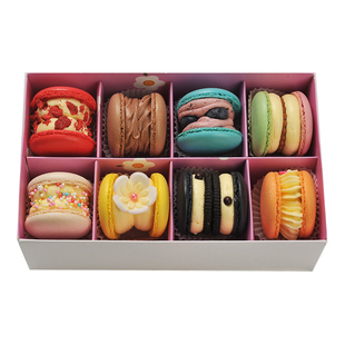 韩式马卡龙甜点胖卡龙生日圣诞情人节礼盒法式玛卡龙花式马卡龙