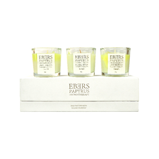 【新年礼物】EBERS 伊伯斯香氛蜡烛持久留香玻璃香薰蜡烛礼盒