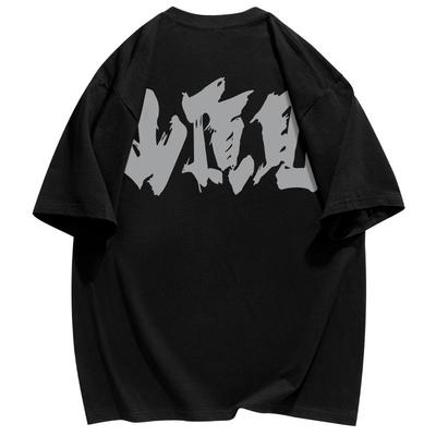 重磅纯棉国潮青少年宽松短袖T恤