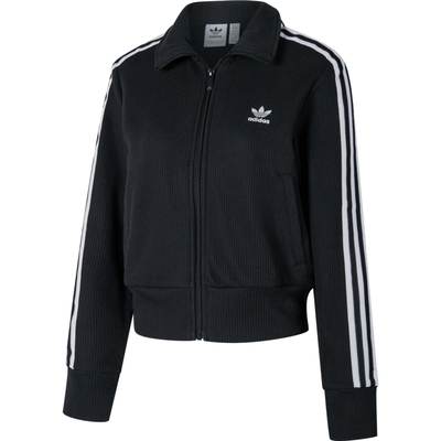 滔搏adidas阿迪达斯三叶草女子复古运动休闲立领夹克外套IY7278