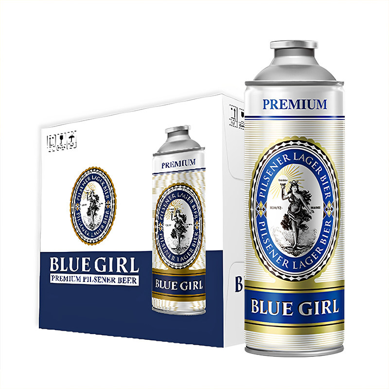 蓝妹啤酒1L*6拉格整箱装