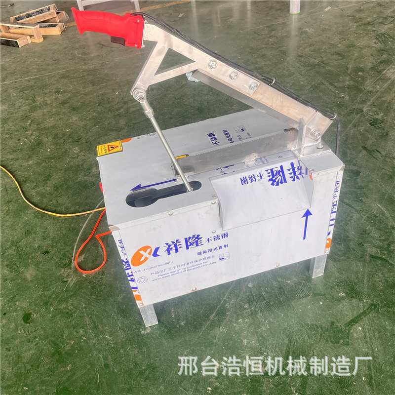 商用餐厅后厨设备牛猪骨电动切骨机肉类加工机械切肉机切割熟肉