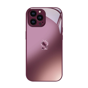 适用苹果16promax手机壳高级15新款iphone14pro简约龙宝散热ip13全包12硅胶11防摔xs玻璃8plus外壳6s保护7p套