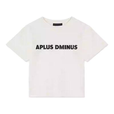 APLUS DMINUS潮牌男童箱型短袖T恤夏季简约潮流休闲上衣中大儿童