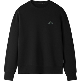 HLA/海澜之家山不在高保暖卫衣2026春季秀场同款圆领宽松上衣男