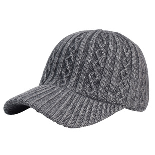 冬季帽子女款2025新款针织毛线帽保暖鸭舌帽时尚洋气棒球帽显脸小