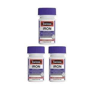 Swisse斯维诗补铁片补气血营养肌肤好气色30片*3件